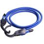 ROWEQPP Car Clothes Hanger Elastic Cothesline Belts Rope Laundry Interior Hanging Rope LW-1610B Blue 3meter(118")