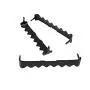 Sawtooth Picture Hangers - 100 Pack - Black Sawtooth Picture Hangers No Nail - 1 3/4 Inch Sawtooth Hangers