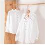 10pcs Random Color Multifunction Wardrobe Space Saving, 9-Hole Magic Clothes Hanger Closet Storage Vertical Organizer Coat Hanger with Hook