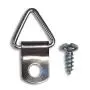 Frame Triangle Ring Hanger - 100 Pack - Small D-Ring Picture Hanger with Screws - Picture Hang Solutions