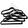 Galax Supply 120-pack Non-Slip Velvet Hangers - Suit Hangers Ultra Thin Space Saving - Strong and Durable Clothes Hangers Hold Up-to 10 Lbs, for Coats, Jackets, Pants, and Dress Clothes (Black)