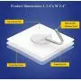 Fealkira Adhesive Wall Hooks 13.2lb(Max) Utility Stainless Steel hook for Towel Bathrobe Coats,Bathroom Kitchen Waterproof and Oilproof Nail Free Transparent Heavy Duty Wall hook & Ceiling Hanger(6pcs Fealkira Adhesive Wall Hooks 13.2lb(Max) Utility Stainless Steel hook for Towel Bathrobe Coats,Bathroom Kitchen Waterproof and Oilproof Nail Free Transparent Heavy Duty Wall hook & Ceiling Hanger(6pcs