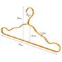 Thick and Non-Marking 41 19CM Household Non-Slip Hanging Clothes Hanger (Including 5),G