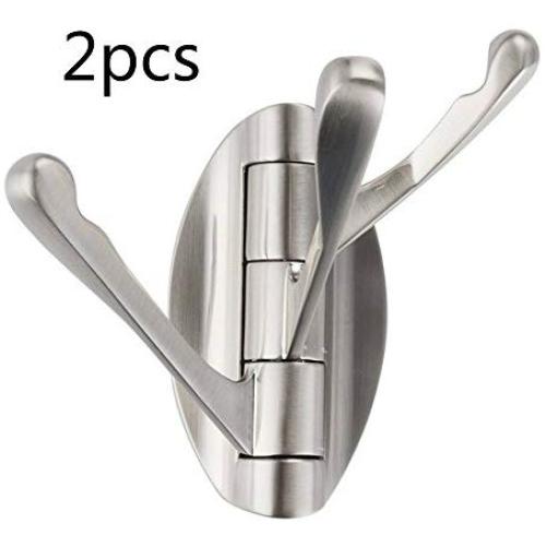 eoocvt 2pcs Folding Hook Wall Mounted Swivel Arm Triple Coat Hook Bathroom Kitchen Garage Clothes Hanger eoocvt 2pcs Folding Hook Wall Mounted Swivel Arm Triple Coat Hook Bathroom Kitchen Garage Clothes Hanger