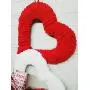 Krazy Mazie Kreations, Chenille Floating Double Hearts, Valentines Hearts, Hearts Door Hanger, Wreath, Free Shipping