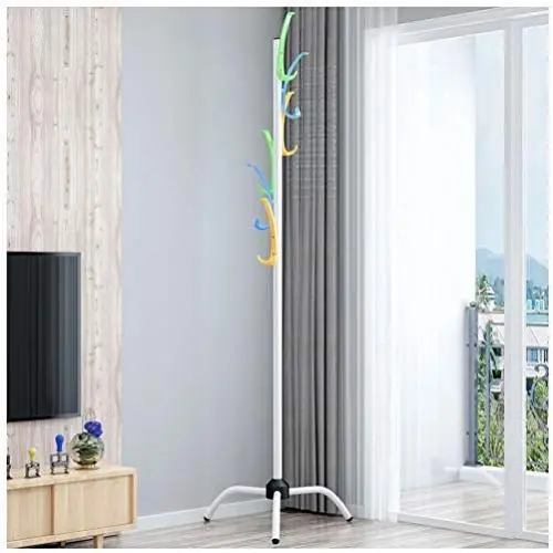 Angels home Coat Rack, Living Room Creative Hanger Multi-Function Floor Home Bedroom Hanger Clothes Rack(White) Angels home Coat Rack, Living Room Creative Hanger Multi-Function Floor Home Bedroom Hanger Clothes Rack(White)