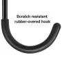 GOFORWILD Bike Rack Garage Wall Mount, Bicycle Depot Wall Hanger, Vertical Bike Hook for Indoor Bike Storage,Heavy Duty Holds Up to 60 lb,2 Packs with Screws Black