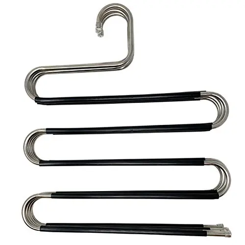 Huji 5 Tier Pants Jeans Trouser Scarf Leggings Hangers (Set of 4) Huji 5 Tier Pants Jeans Trouser Scarf Leggings Hangers (Set of 4)