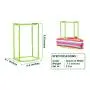 Standing Clothes Hanger Stacker Holder, 2 pcs Drying Rack Caddy Premium Grade PP for Tidier Laundry Room Closet Organizer, Large Capacity Hold Up to 30 Hangers with Manual for Installation