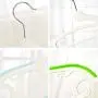 ZZYQ Plastic Hangers,Space Saving Clothes Hangers, Blouses and Pants, Shirts, Ties, Scarves and Sweaters, 20pcs,Orange