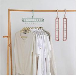 10pcs Random Color Multifunction Support Clothes Drying Rack, Creative Clothes Hanger Clothes Hangers Hangers Home Storage Racks