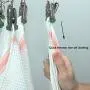 niumanery Windproof Foldable Quickly Remove Stainless Steel Laundry Clothes Drying Rack Drip Hanger with 18 Clips for Underwear Sock Glove Bra Pink niumanery Windproof Foldable Quickly Remove Stainless Steel Laundry Clothes Drying Rack Drip Hanger with 18 Clips for Underwear Sock Glove Bra Pink