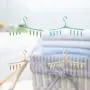 Cabilock Clothes Hanger 4pcs Creative 8 Clips Wind Buckle Multi-Purpose Hanger Plastic Clothes Drying Rack Socks Underwear Drying Rracks(Assorted Color) Cabilock Clothes Hanger 4pcs Creative 8 Clips Wind Buckle Multi-Purpose Hanger Plastic Clothes Drying Rack Socks Underwear Drying Rracks(Assorted Color)