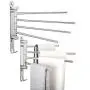 WEBI Swivel Towel Bar - 2 Packs,4-Arm,Stainless Steel Space Saving- Swing Out Towel Rack Hanger Holder,Wall Mount,Polished Finish/Chromed WEBI Swivel Towel Bar - 2 Packs,4-Arm,Stainless Steel Space Saving- Swing Out Towel Rack Hanger Holder,Wall Mount,Polished Finish/Chromed