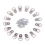 EDCarrying 100 Pack Heavy Duty D Ring Picture Hangers with Screws Single Hole EDC-01