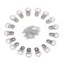 EDCarrying 100 Pack Heavy Duty D Ring Picture Hangers with Screws Single Hole EDC-01
