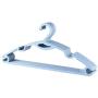 Iddefee Clothes Hanger Pack of 20 Thicken Plastic Hangers Multifunctional Hanger Pants Hangers (Color : Blue, Size : 4018cm)