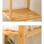 Wall CR Coat Racks Coat Rack Floor Bedroom Drying Racks Bamboo Simple Solid Wood Living Room Clothes Rack Hangers