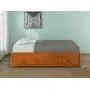 Wood Platform Bed with 3 Drawers - Twin Storage Bed Wood Slat Support, No Boxes Spring Needed Wood Platform Bed with 3 Drawers - Twin Storage Bed Wood Slat Support, No Boxes Spring Needed