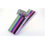 10pcs Random Color Non-Slip Metal Shirt Trouser Hook Hanger Coat Hanger Clothes Rack Open Ended Pant Easy Slide Wardrobe