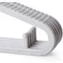 20 Non-Slip Plastic Clothes Hangers for Adults,White 20 Non-Slip Plastic Clothes Hangers for Adults,White