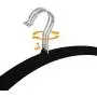 YOTHG Velvet Hangers, 10pcs Non Slip No Shoulder Bump Suit Hangers, 360 Degree Swivel Hook, Space Saving Clothes Hangers, Rounded Hangers for Coat,Sweater(Black) YOTHG Velvet Hangers, 10pcs Non Slip No Shoulder Bump Suit Hangers, 360 Degree Swivel Hook, Space Saving Clothes Hangers, Rounded Hangers for Coat,Sweater(Black)
