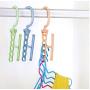 Hangers 10pcs Random Color for Clothes Windproof Hanger Fixed Holder Buckle Household Anti-Slip Clothes Hanger Plastic 5 Circle Hanger Organizer Hangers 10pcs Random Color for Clothes Windproof Hanger Fixed Holder Buckle Household Anti-Slip Clothes Hanger Plastic 5 Circle Hanger Organizer