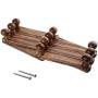Wooden Expandable Coat Rack,Wall Mounted Hanging Hat/Scarf/Jewelry Hanger for Entrance,Bedroom,Living Room,Utility Hooks Home Decor 10 Hook/Set