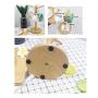 Hemoton 1 Pc Korean Style Solid Wood Kitchen Storage Rack 6 Hooks Removable Tea Cup Organizer Mug Stand Coffee Cup Hanger