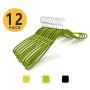 VISMOORE Portable Suit Hanger for Business Travel Luxury Design with Reinforce Rotatable Hanger Wings Free Swivel to Different Shoulder Widths, Space Saving Clothes Hangers (Green, Classic)