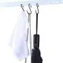 Rivexy 20 S Hook Pack - Black Coated, S Hooks for Hanging on Heavy Duty Shelving, Garage, Grid Wall, Storage Racks, Bakers Racks & Black Hanging Hooks for Hanging Pot & Pans on Shelf with Hooks Rivexy 20 S Hook Pack - Black Coated, S Hooks for Hanging on Heavy Duty Shelving, Garage, Grid Wall, Storage Racks, Bakers Racks & Black Hanging Hooks for Hanging Pot & Pans on Shelf with Hooks