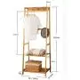 Hangers Floor Stand Hanging Rack Coat Rack Living Room Bedroom Hanger Floor-to-Floor Balcony Clothes Hangers Floor Standing Coat and Hat Stand Coat Hangers (Size : 80cm)