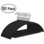 Voilamart Velvet Hangers Pack of 50 No Shoulder Bumps Suit Hangers with Chrome Hooks, Non Slip Space Saving Clothes Hangers Heavy Duty Rounded Hangers for Sweaters, Coat, Pants, Shirts, Dresses