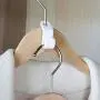 Smoxx Closet Hanger Wonder Space Saver Magic Extension Hook Clothing Rack 6pcs for Clothes Rolling Closet Organizer