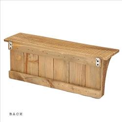 Isa Wooden Shelf Retro Cow Pattern Wall Hanging Hanger Clothes Rack Key Rack Debris Hanger