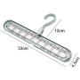 10pcs Random Color Multi-Port Support Circle Clothes Hanger Clothes Drying Racks Multifunction Plastic Scarf Clothes Hanger Hangers Storage Rack