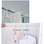 ZHAO YING Wall Mounted Clothes Hanger Multi-Functional Foldable Wall Drying Racks (Color : Green, Size : 1 Packs)