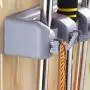 Free Walker Magic Wall Mount Mop Holder with 5 Positons and 6 Hooks,Broom Holder Hanger Brush Cleaning Tools for Home,Kitchen,Prefect for Storage and Organization (5 Postions) Free Walker Magic Wall Mount Mop Holder with 5 Positons and 6 Hooks,Broom Holder Hanger Brush Cleaning Tools for Home,Kitchen,Prefect for Storage and Organization (5 Postions)
