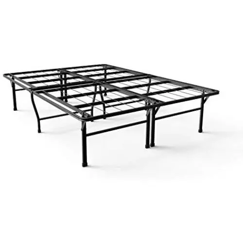 Zinus Gene 16 Inch SmartBase Deluxe Mattress Foundation / 2 Extra Inches high for Under-bed Storage / Platform Bed Frame / Boxes Spring Replacement / Strong / Sturdy / Quiet Noise-Free, Full Zinus Gene 16 Inch SmartBase Deluxe Mattress Foundation / 2 Extra Inches high for Under-bed Storage / Platform Bed Frame / Boxes Spring Replacement / Strong / Sturdy / Quiet Noise-Free, Full