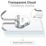 Adhesive Hooks, Znben Reusable Utility Hooks Heavy Duty 13LB Wall Hooks Clouds Transparent Seamless Hooks Waterproof and Oil Proof for Kitchen Bathroom Ceiling Office Window 10 Pack Adhesive Hooks, Znben Reusable Utility Hooks Heavy Duty 13LB Wall Hooks Clouds Transparent Seamless Hooks Waterproof and Oil Proof for Kitchen Bathroom Ceiling Office Window 10 Pack