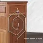 Stainless Steel Spiral Hanger 220cm, Elaco Premium Velvet Hangers Heavy Duty Clothes Hook Swivel 360 Quilt Blanket Rack, Rotating Quilt Storage Rack Good for Laundry Window Indoor Balcony