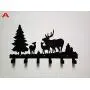 Cartoon Metal Home Wall Decorativefor 6 Hooks Hanger Organizer for Cloth Bag Key