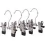 KYCPTNFJ 5 Pcs Adjustable Stainless Steel Shoe Rack Pants Folder Boot Hanger Holder Portable Travel Laundry Hanging Clothes Sock Clip KYCPTNFJ 5 Pcs Adjustable Stainless Steel Shoe Rack Pants Folder Boot Hanger Holder Portable Travel Laundry Hanging Clothes Sock Clip
