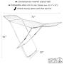 Home Intuition Foldable Clothes Drying Rack Dryer