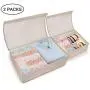 LEEFE Drawer Organizer with Lids, 2 Pack Foldable Divider Organizers Closet Underwear Storage Boxes for Sortin Socks, Bra, Scarves and Lingerie in Wardrobe or Under Bed, Breathable Washable Linen Fabric LEEFE Drawer Organizer with Lids, 2 Pack Foldable Divider Organizers Closet Underwear Storage Boxes for Sortin Socks, Bra, Scarves and Lingerie in Wardrobe or Under Bed, Breathable Washable Linen Fabric