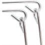 Family Heavy Duty 2pcs 6 Tiers Skirt Pants Clothes Hanger Metal Foldable Organizer Random Color