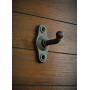 Coat Hanger, Classic Wall Hook, Handpainted Oil Rubbed Bronze or Pick Color, Bathroom Towel Hanger