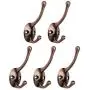 uxcell 5pcs Dual Wall Hooks Zinc Alloy Wall Mounted Coat Hat Double Robe Hooks Clothes Hanger Holder w Screws Copper Tone uxcell 5pcs Dual Wall Hooks Zinc Alloy Wall Mounted Coat Hat Double Robe Hooks Clothes Hanger Holder w Screws Copper Tone