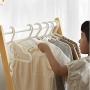 LOCGFF 10 Pack Space Saving ABS Children Hangers, Children Can Organize Their Own Clothes, Can Be Hung from The Balcony Wardrobe Coat Rack, White LOCGFF 10 Pack Space Saving ABS Children Hangers, Children Can Organize Their Own Clothes, Can Be Hung from The Balcony Wardrobe Coat Rack, White