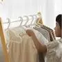 LOCGFF 10 Pack Space Saving ABS Children Hangers, Children Can Organize Their Own Clothes, Can Be Hung from The Balcony Wardrobe Coat Rack, White LOCGFF 10 Pack Space Saving ABS Children Hangers, Children Can Organize Their Own Clothes, Can Be Hung from The Balcony Wardrobe Coat Rack, White